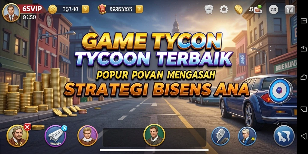 Tampilan menarik dari gameplay 6SVIP dalam membangun kerajaan bisnis.