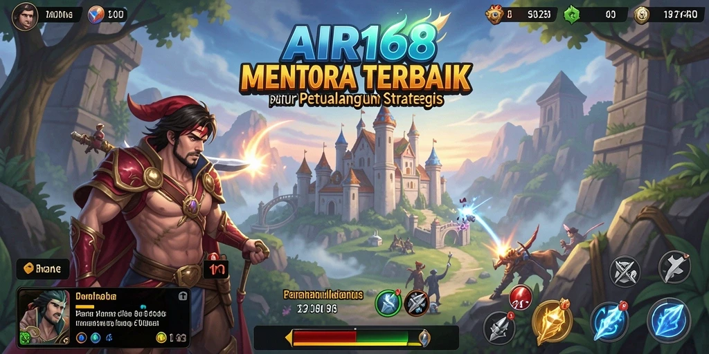Gameplay seru AIR168 dengan strategi Tower Defense yang menantang.