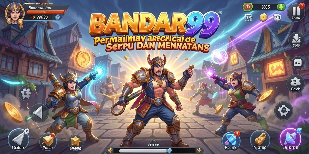 Tampilan utama gameplay BANDAR99 yang seru dan menarik.