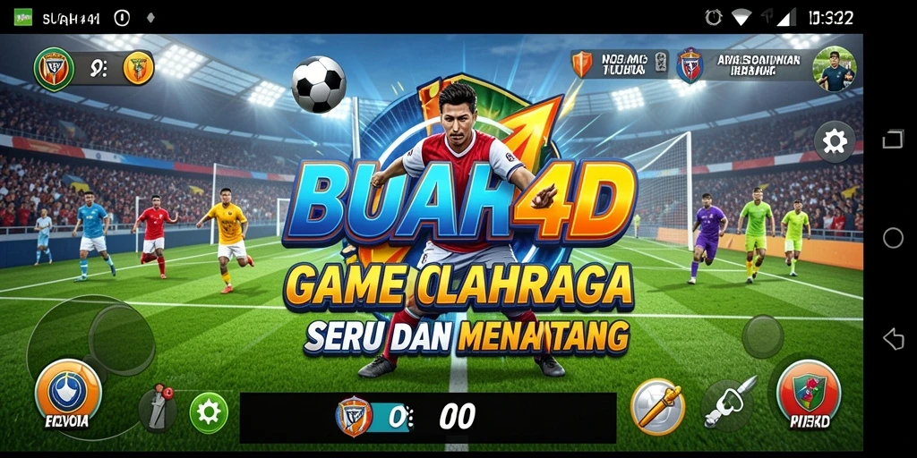 Tampilan gameplay BUAH4D yang menarik dalam pertandingan olahraga.