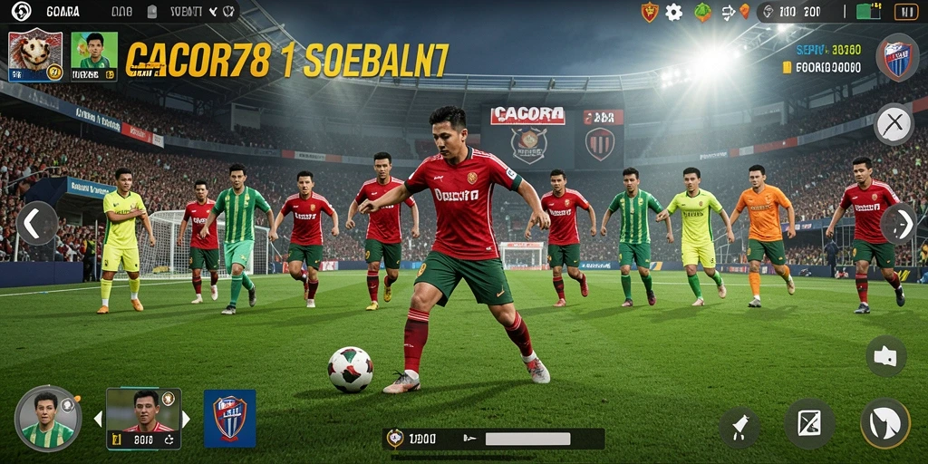 Tampilan gameplay menarik dan seru dari CACOR78.