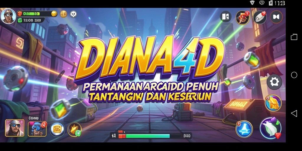 Screenshot gameplay DIANA4D menunjukkan aksi seru dan grafis yang memukau.