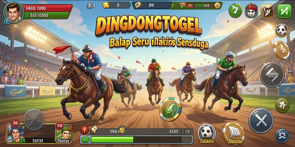 Menampilkan gameplay balap yang seru dan kompetitif di DINGDONGTOGEL.
