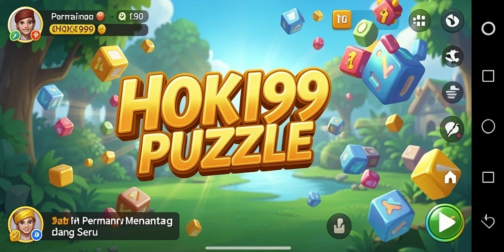 Screenshot HOKI99 menampilkan antarmuka permainan Puzzle yang seru dan interaktif.