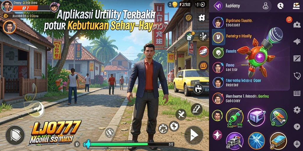 Tampilan antarmuka LJO777 yang menarik dan fungsional.