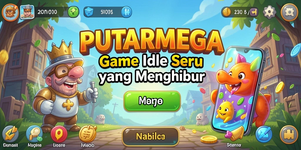 Tampilan gameplay PUTARMEGA yang menarik dan interaktif.