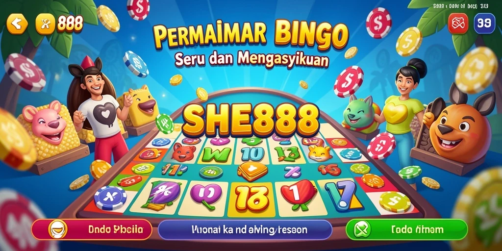 Gameplay menarik SHE888 menampilkan suasana Bingo yang seru dan kompetitif.